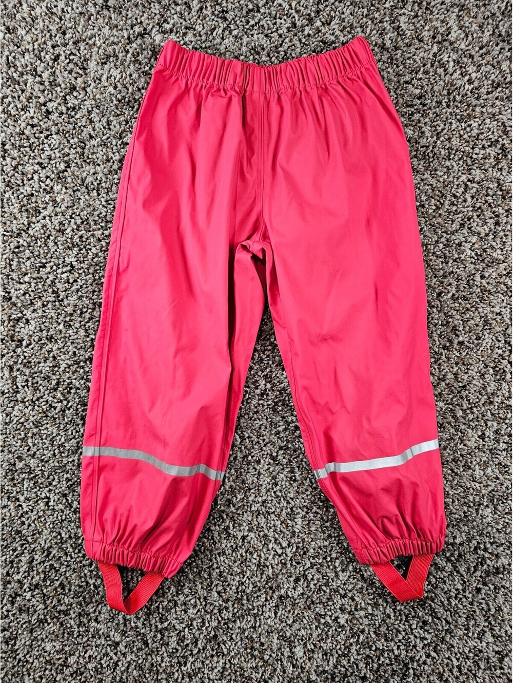 Lupilu Kids Rain Bib Pants Sz 2-4Y Years Reflective Puddle Suit Pink Stirrup